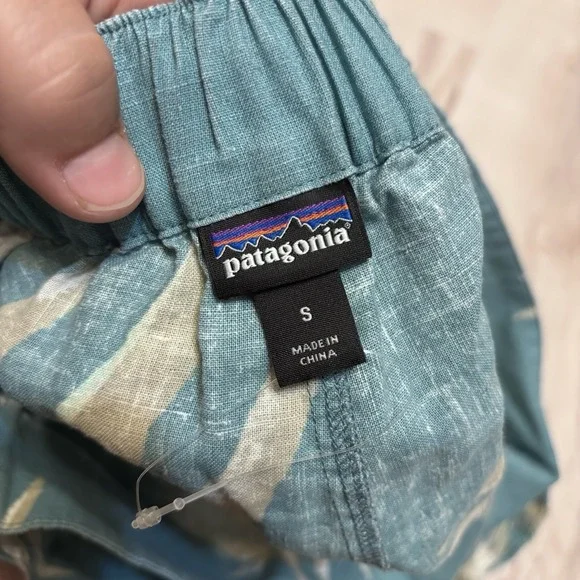 Patagonia Women's W's Garden Island Shorts New W/O Tag Size Small Blue Hawaiian - Picture 5 of 8